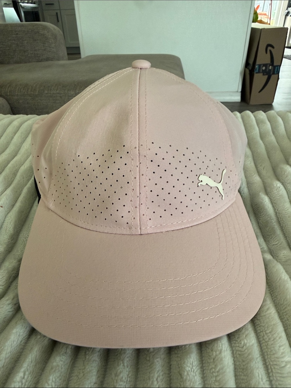 Puma Light Pink Perforated Sport Cap
